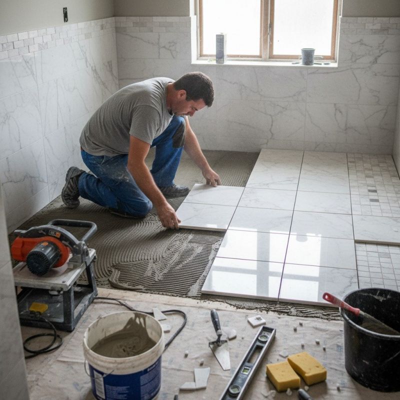 Our team working on Bathroom Remodeling projects in Marble Falls, TX