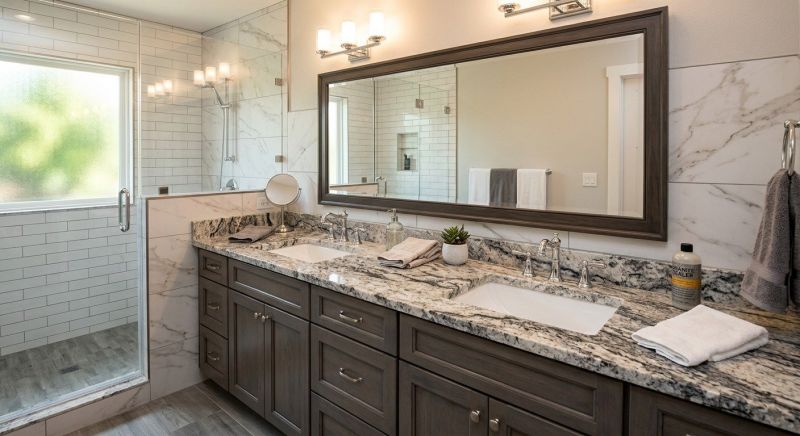 Granite Shower Installation in Marble Falls, TX